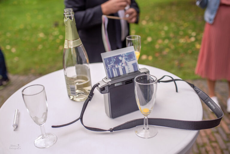 Sektempfang Sofortbildkamera