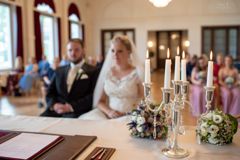 Brautpaar Trauung Spiegelsaal Bad Zwischenahn Altes Kurhaus