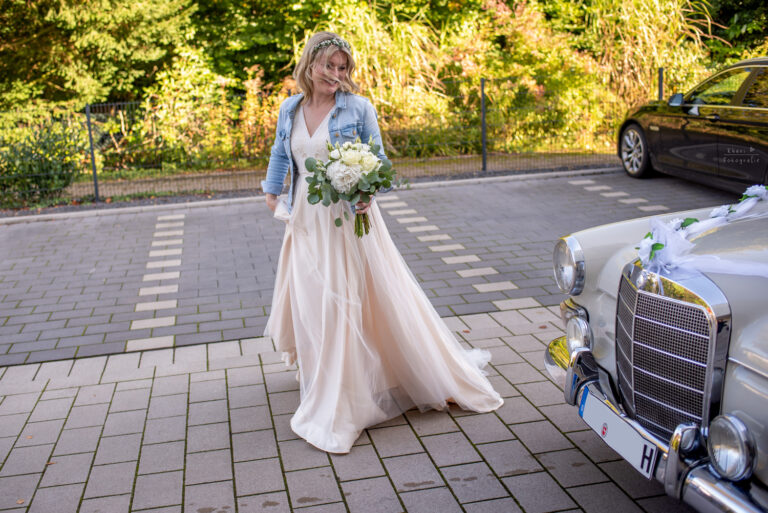 Braut Brautauto Überraschung