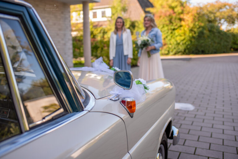 Braut Brautauto Überraschung