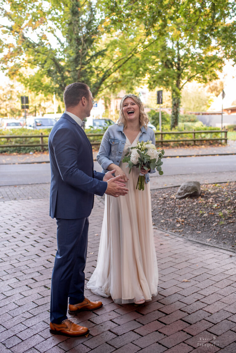 Brautpaar erste Begegnung