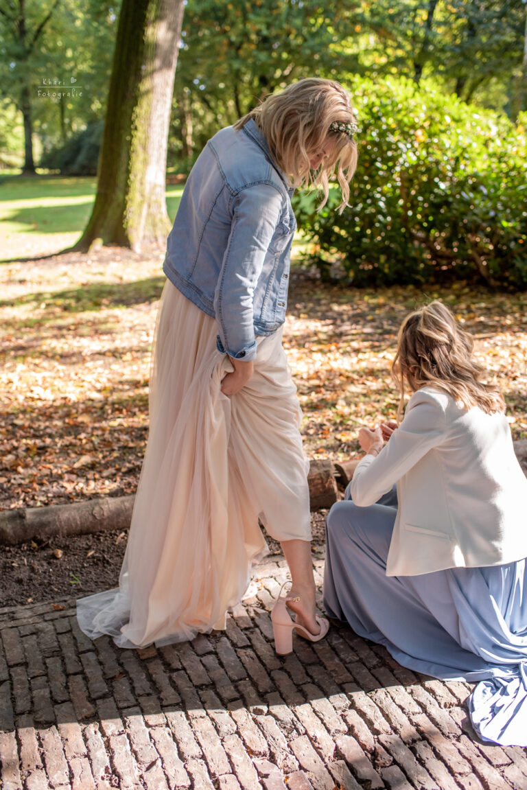 Braut Brautschuh Trauzeugin Blasenpflaster