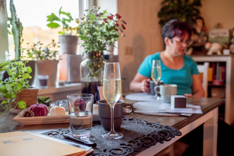 Hochzeit Sekt Frühstück