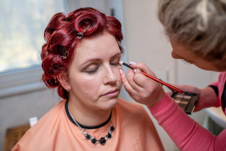 Hochzeit Braut Styling Make Up