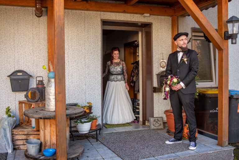 Hochzeit Erste Begegnung Brautpaar