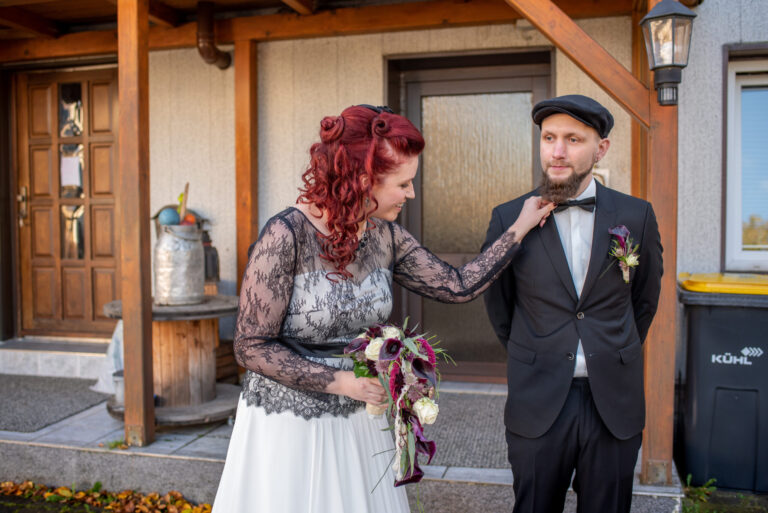 Hochzeit Erste Begegnung Brautpaar
