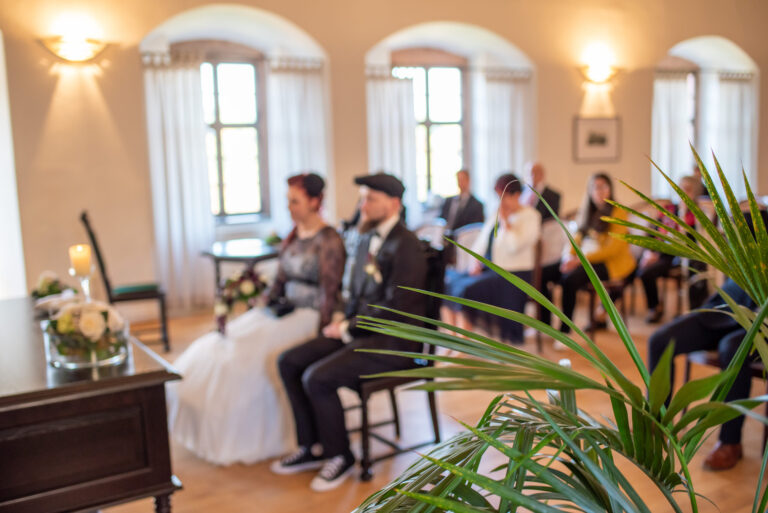 Trauung Burg Scharfenstein Brautpaar