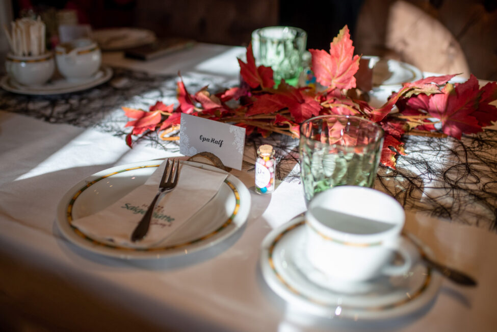 Hochzeit Olbernhau Saigerhütte Cafe Gedeck