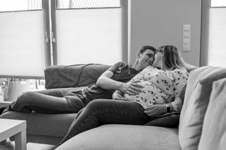 Babybauchshooting Greifswald Homeshooting