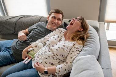 Babybauchshooting Greifswald Homeshooting