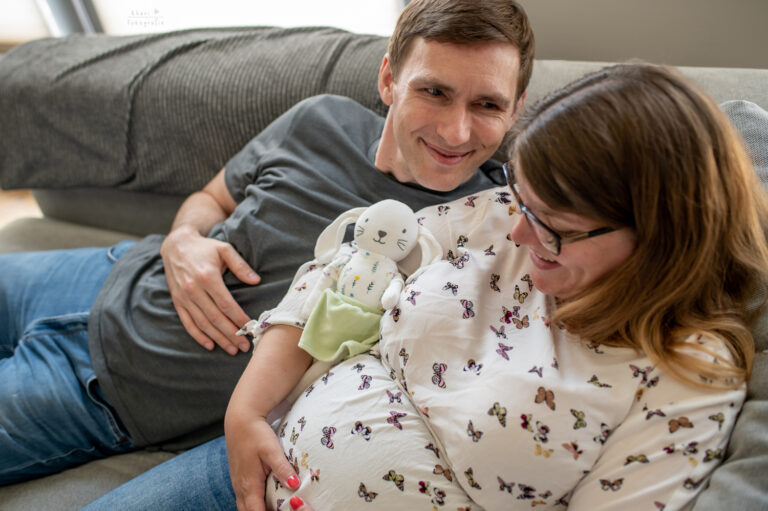 Babybauchshooting Greifswald Homeshooting