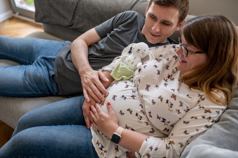 Babybauchshooting Greifswald Homeshooting