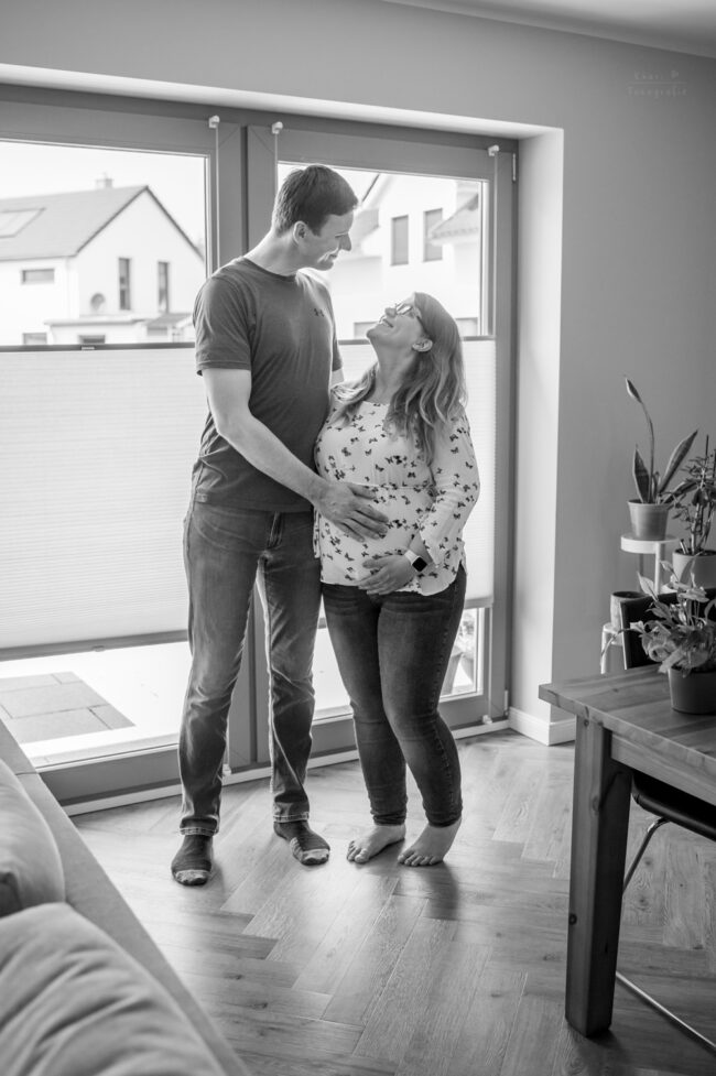 Babybauchshooting Greifswald Homeshooting