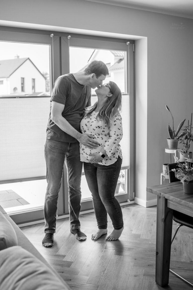 Babybauchshooting Greifswald Homeshooting