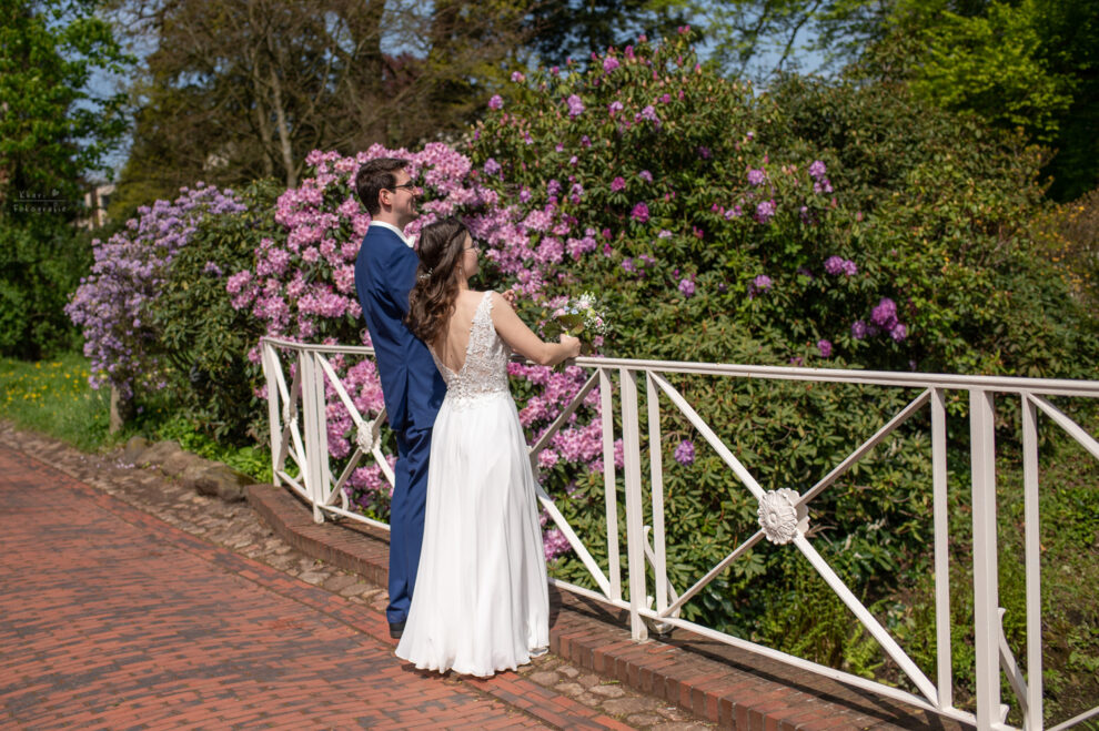 Hochzeit Oldenburg Schlossgarten Fotoshooting
