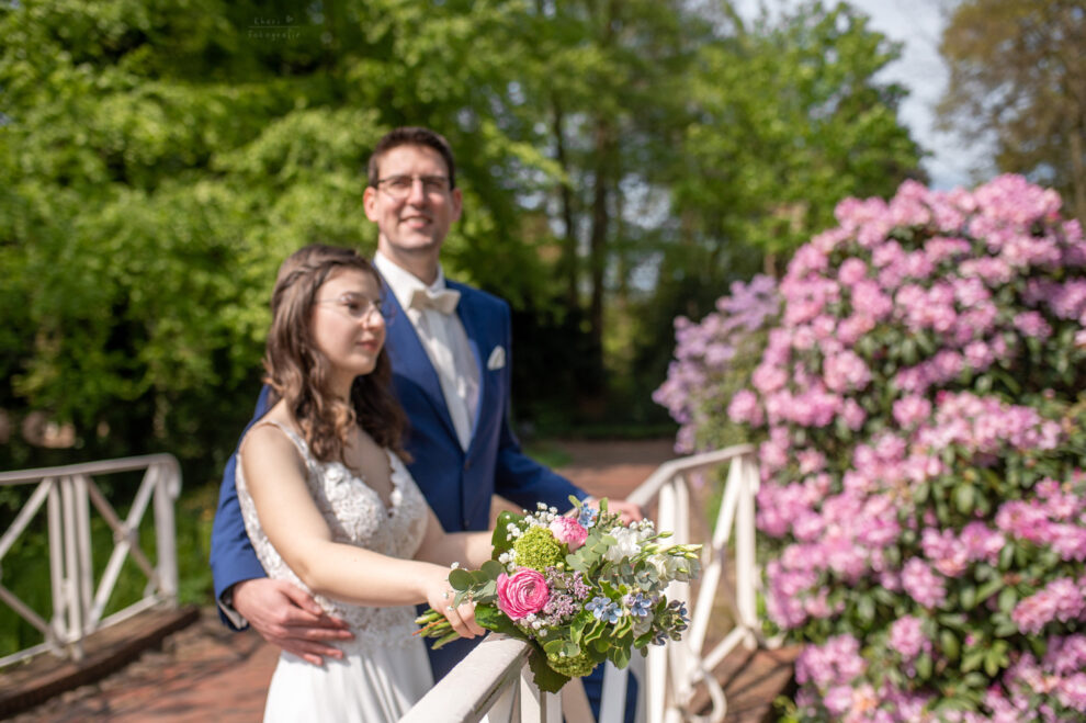 Hochzeit Oldenburg Schlossgarten Fotoshooting