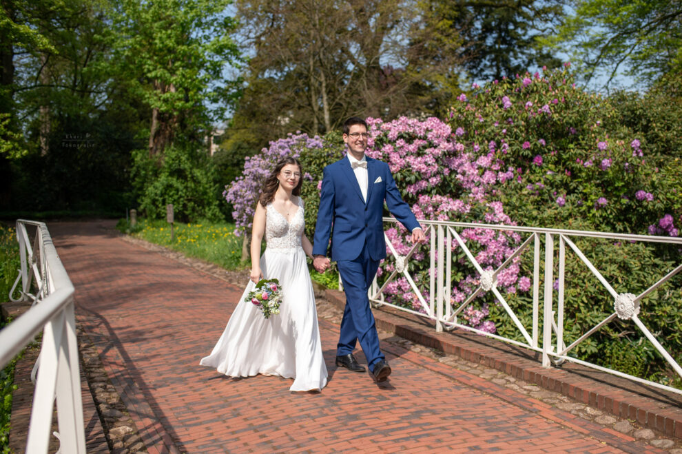 Hochzeit Oldenburg Schlossgarten Fotoshooting