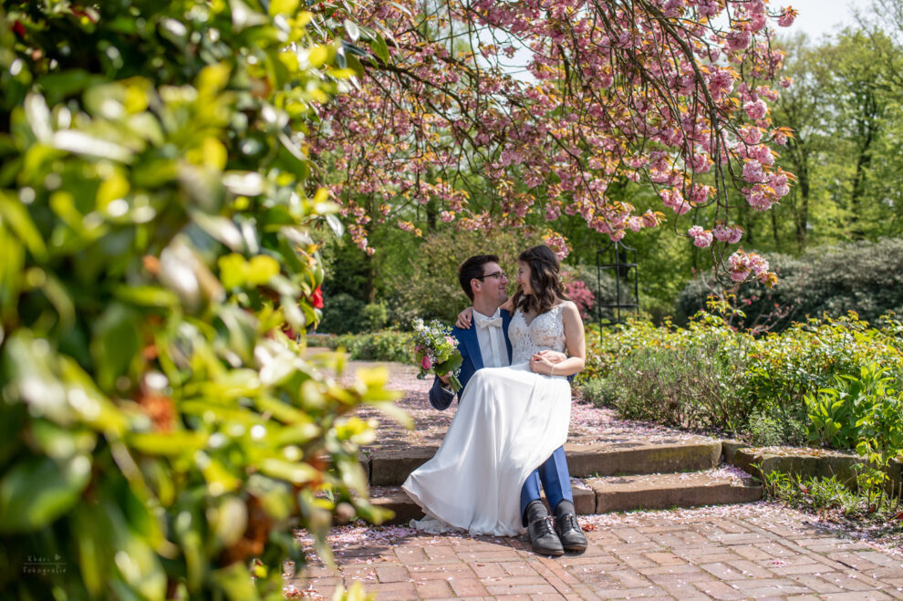 Hochzeit Oldenburg Schlossgarten Fotoshooting