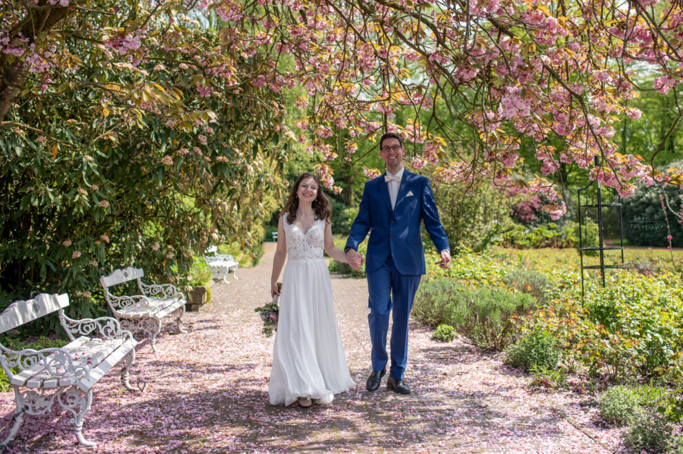 Hochzeit Oldenburg Schlossgarten Fotoshooting