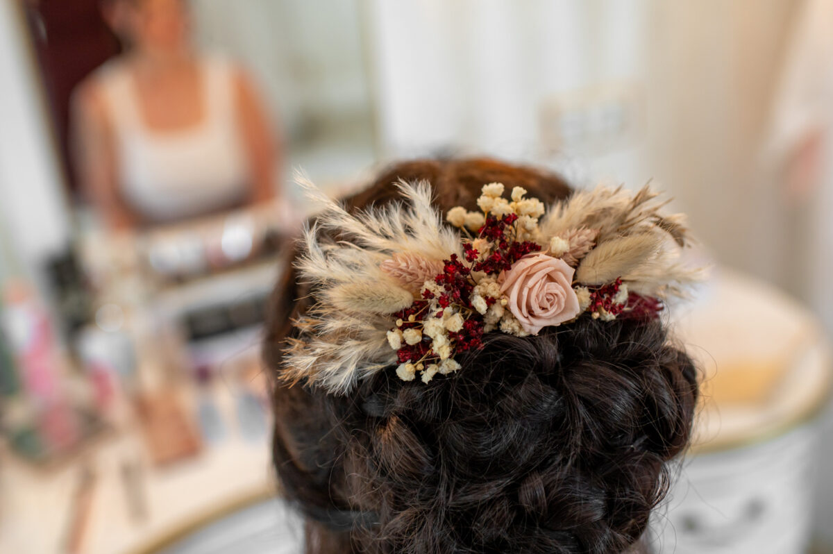 Schloss Köhlmoor Felde Brautstyling