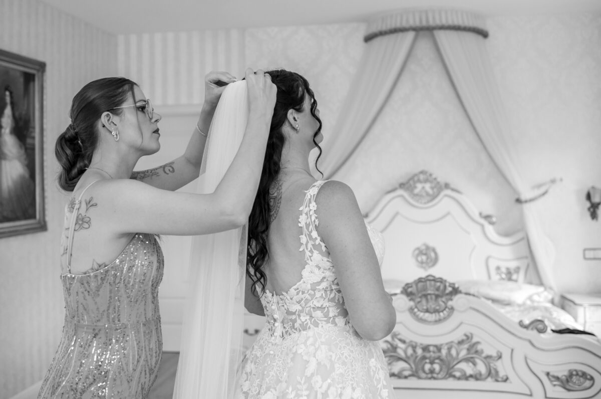 Schloss Köhlmoor Felde Brautstyling