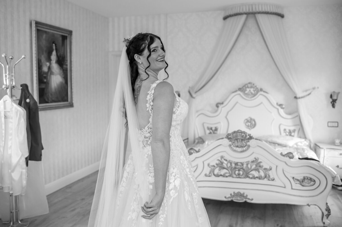 Schloss Köhlmoor Felde Brautstyling