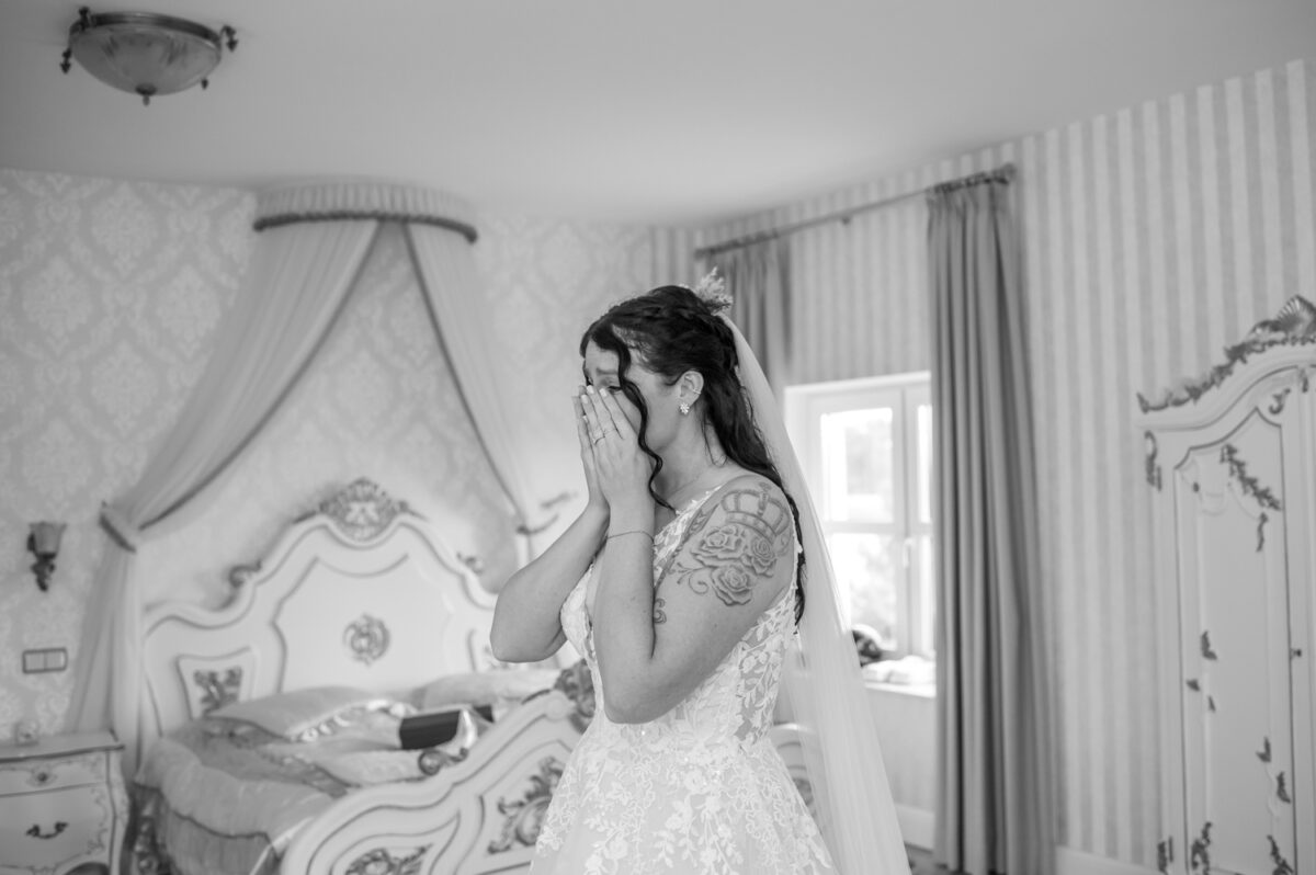 Schloss Köhlmoor Felde Brautstyling