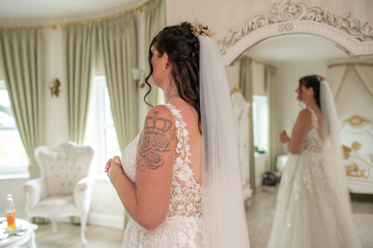 Schloss Köhlmoor Felde Brautstyling