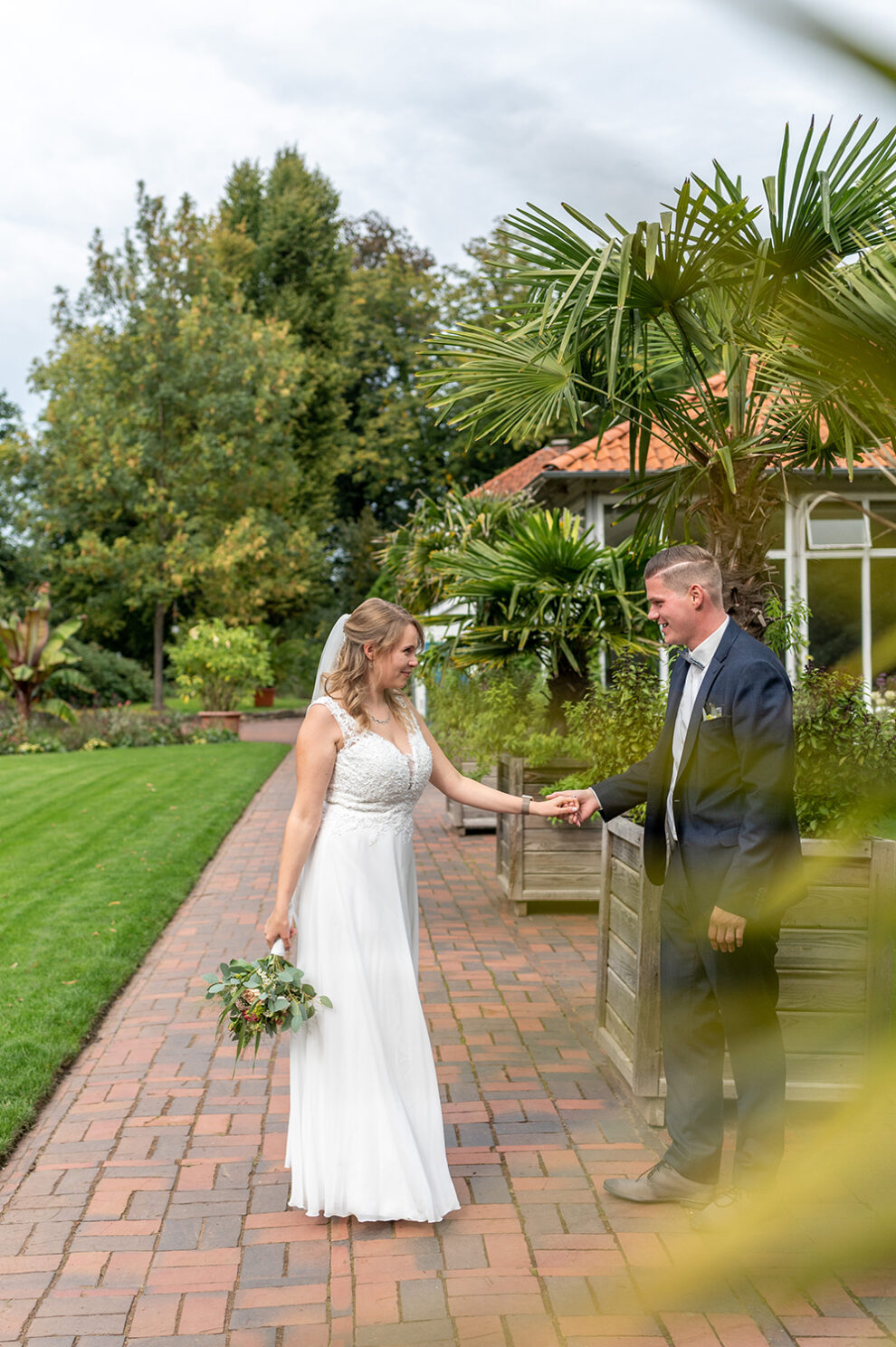 Hochzeit Oldenburg Schlossgarten Fotoshooting